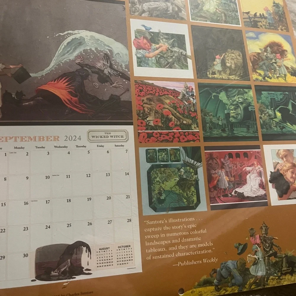 The Wizard Of Oz 2024 Wall Calendar . New